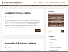 Tablet Screenshot of oraciones-catolicas.com